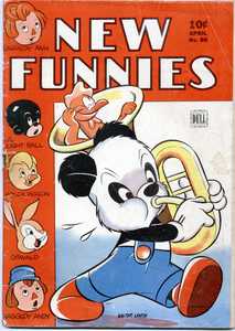 [New Funnies #86 front cover]