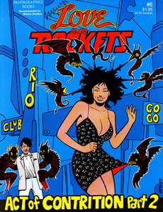 [Love & Rockets v1 #6 front cover]