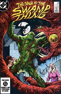 [The Saga of Swamp Thing #26 front cover]