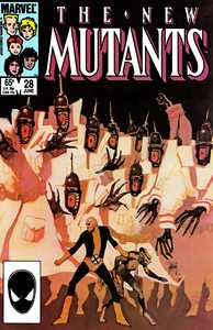 [The New Mutants #28 front cover]