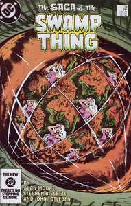 [The Saga of Swamp Thing #29 front cover]