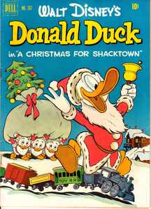 [Four Color #367: Walt Disney’s Donald Duck in A Christmas for Shacktown front cover]