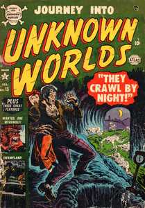 [Journey into Unknown Worlds #15 front cover]