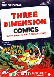 [Three Dimension Comics #3 front cover]