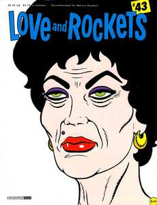 [Love & Rockets v1 #43 front cover]