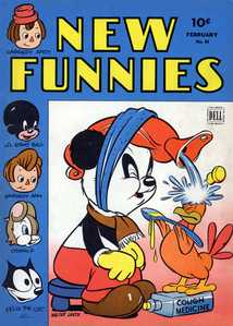 [New Funnies #84 front cover]