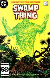 [The Saga of Swamp Thing #37 front cover]