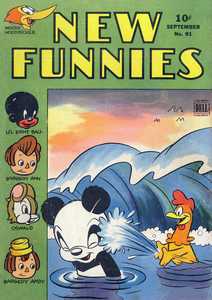 [New Funnies #91 front cover]