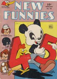 [New Funnies #96 front cover]