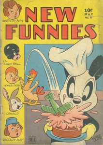 [New Funnies #99 front cover]