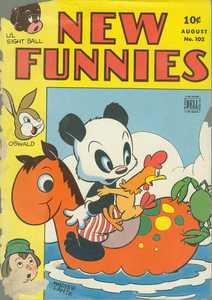 [New Funnies #102 front cover]