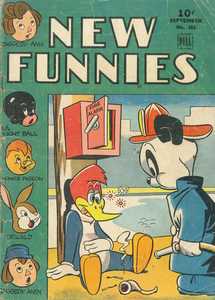 [New Funnies #103 front cover]