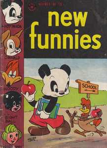 [New Funnies #105 front cover]