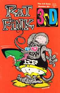 [The 3-D Zone #6: Rat Fink front cover]