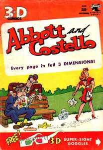 [Abbott and Costello 3-D #1 front cover]