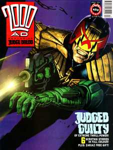 [2000 AD #724 front cover]