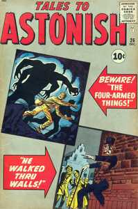 [Tales to Astonish #26 front cover]