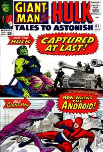 [Tales to Astonish #61 front cover]