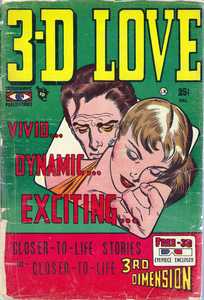 [3-D Love #1 front cover]