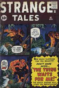 [Strange Tales #92 front cover]