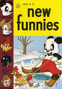 [New Funnies #107 front cover]