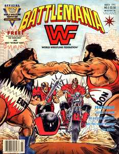 [World Wrestling Federation Battlemania #5 front cover]