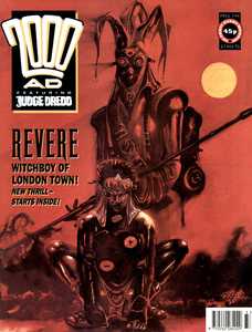 [2000 AD #744 front cover]