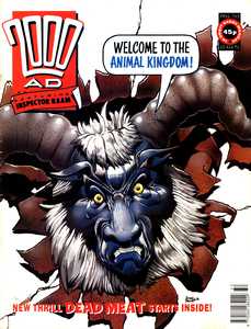 [2000 AD #743 front cover]