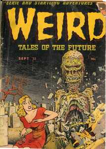 [Weird Tales of the Future #3 front cover]