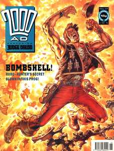 [2000 AD #729 front cover]