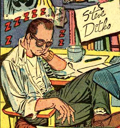 [Image of Steve Ditko] 