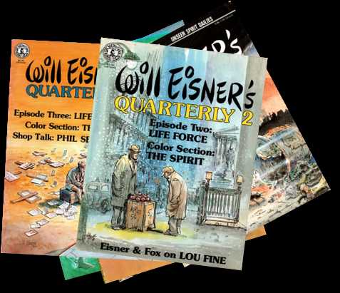 [Will Eisner’s Quarterly stack]