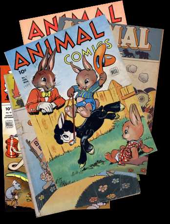 [Animal Comics stack]