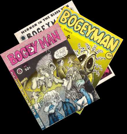 [Bogeyman Comics stack]