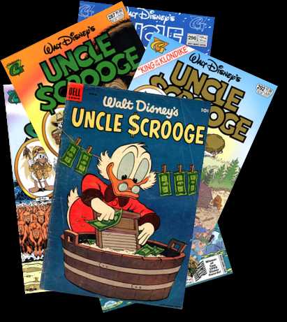 [Walt Disney’s Uncle Scrooge stack]